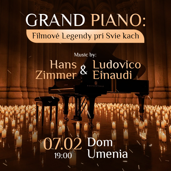 GRAND PIANO. CINEMATIC LEGENDS: MUSIC BY HANS ZIMMER, LUDOVICO EINAUDI, RAMIN DJAWADI, YANN TIERSEN