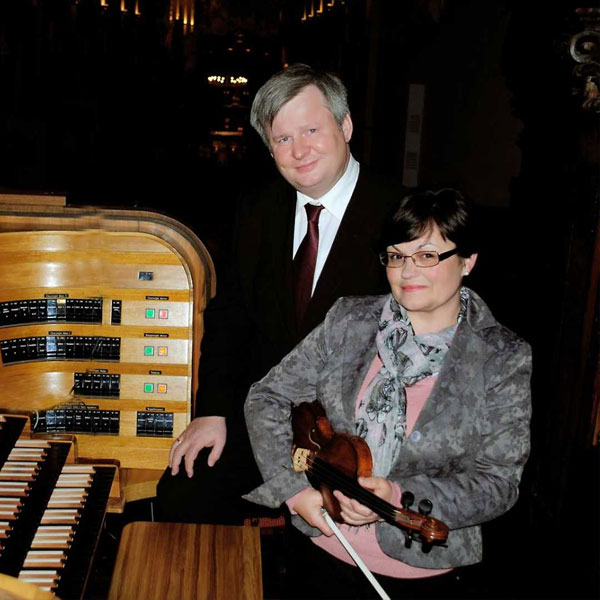 Organové dni v Piešťanoch 2025 Roman Perucki, organ a Maria Perucka, husle / PL