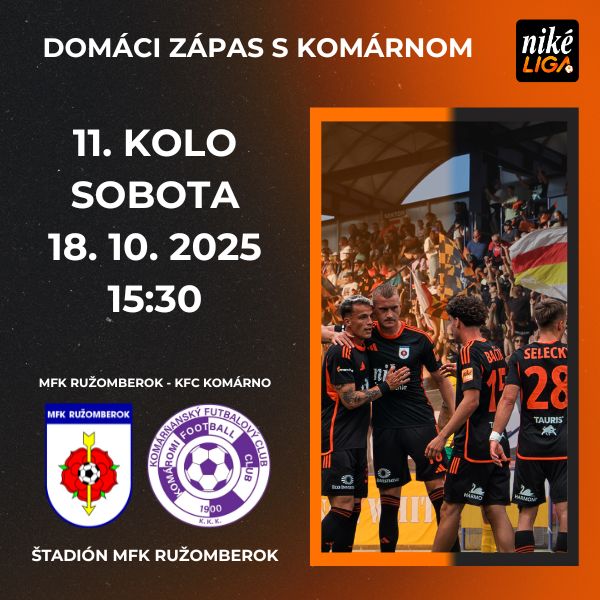 MFK Ružomberok - KFC Komárno