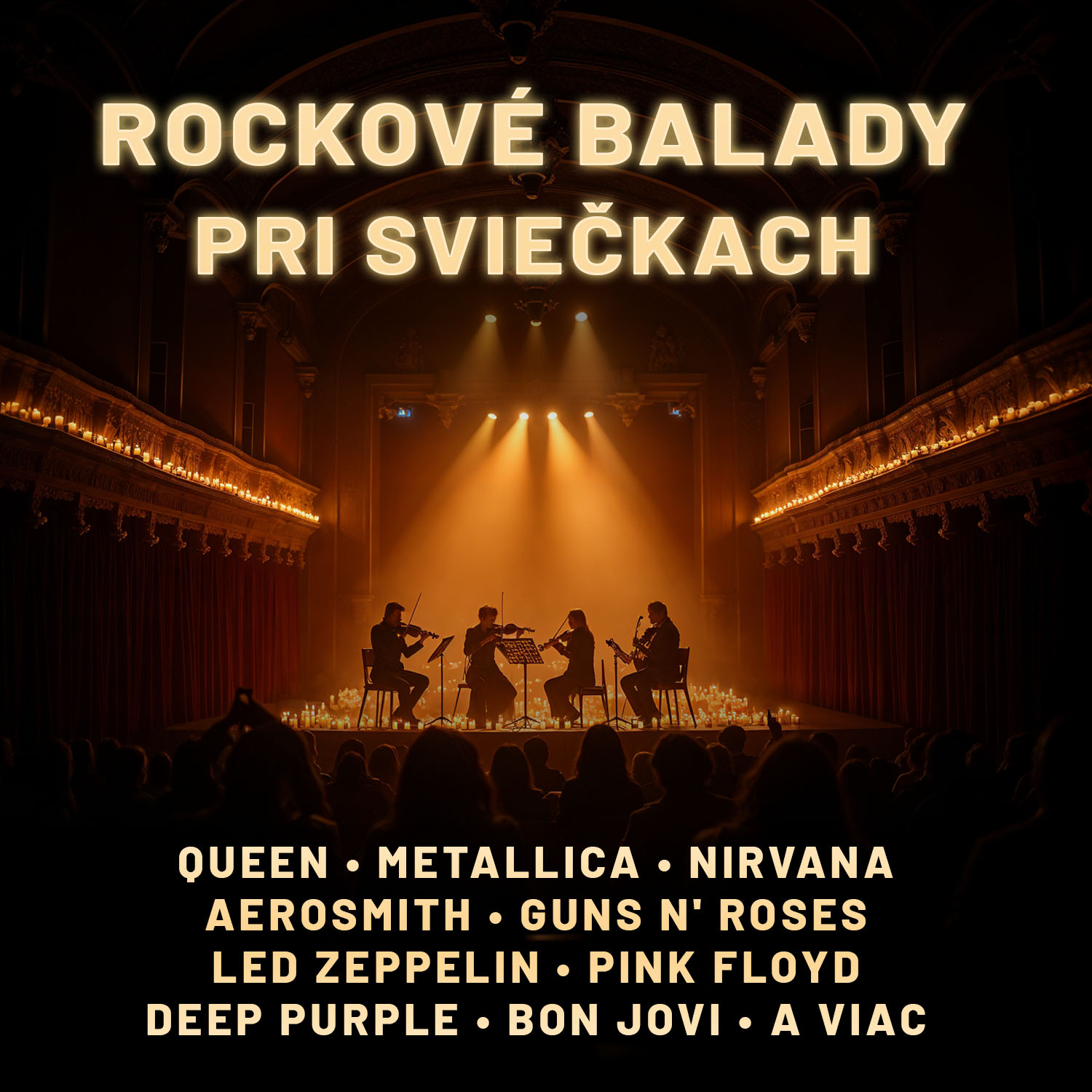Rockové balady pri  sviečkach