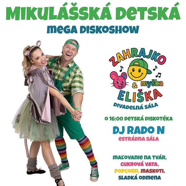 Mikulašská detská mega diskoshow