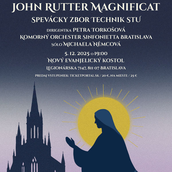 John Rutter – Magnificat v Bratislave