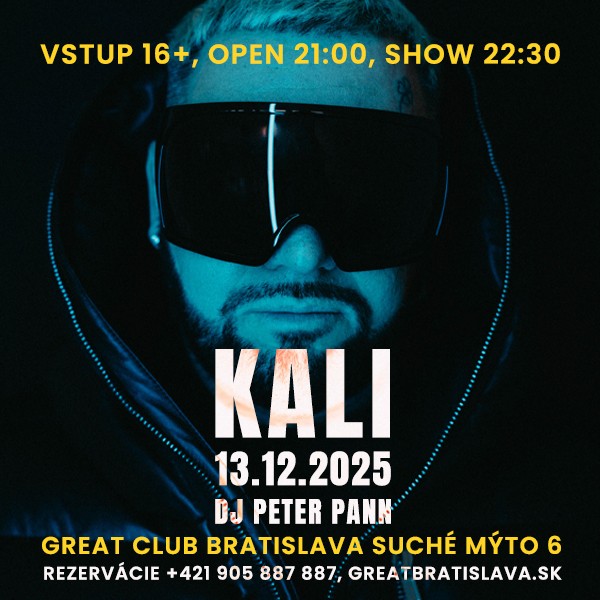 KALI A DJ PETER PANN V GREAT CLUB V BRATISLAVE
