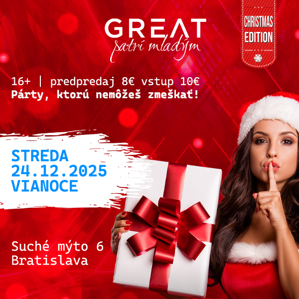 GREAT patrí mladým – Christmas Edition 24.12.2025