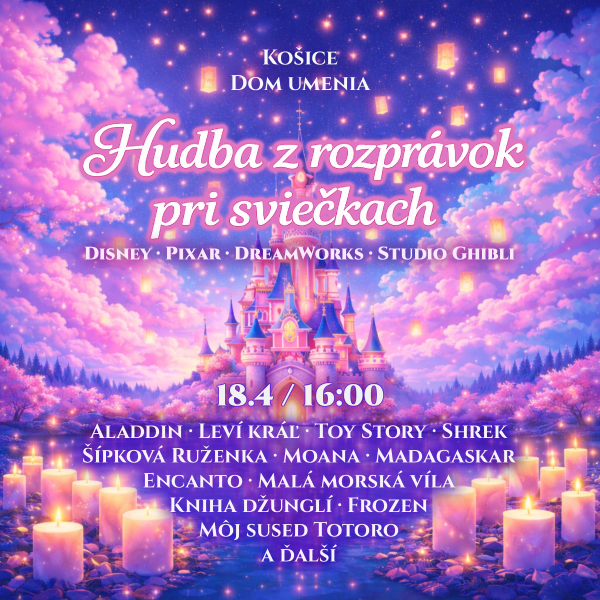 Hudba z rozprávok pri sviečkach