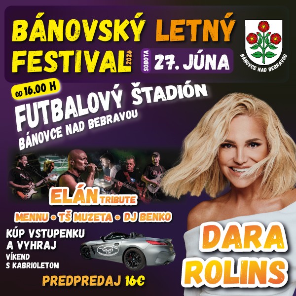 BÁNOVSKÝ LETNÝ FESTIVAL 2026