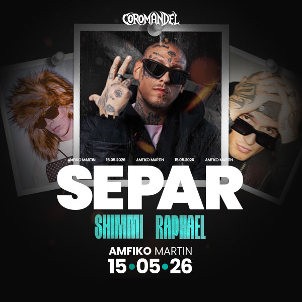 Coromandel. Separ, Shimmi, Raphael a dalši.