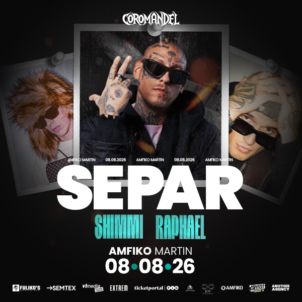 Coromandel. Separ, Shimmi, Raphael a dalši.