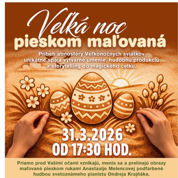 Veľká noc pieskom maľovaná