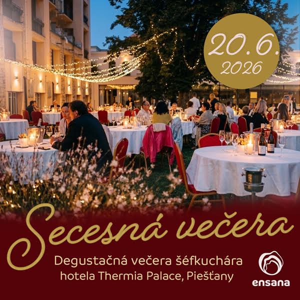 Secesná večera pod hviezdami