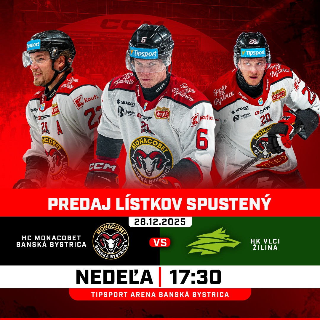 HC MONACObet Banská Bystrica vs Vlci Žilina