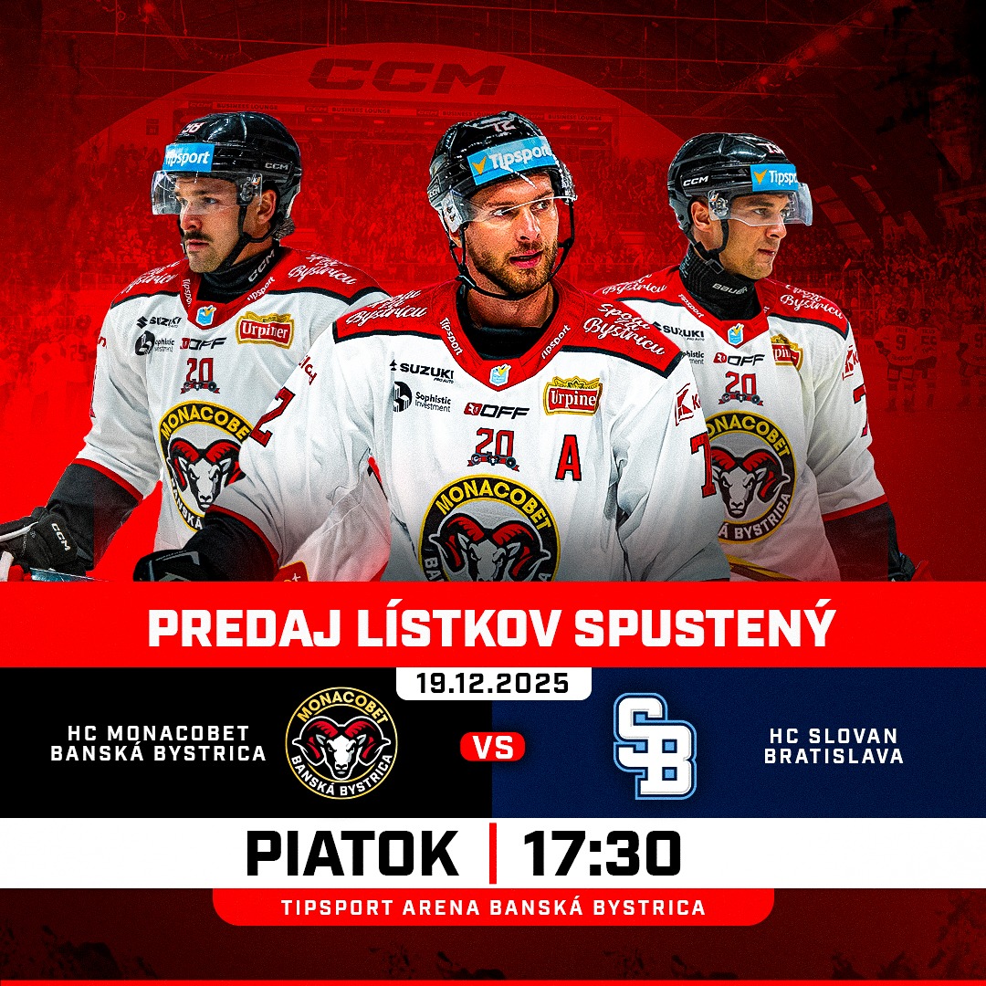 HC MONACObet Banská Bystrica vs  HC Slovan Bratislava