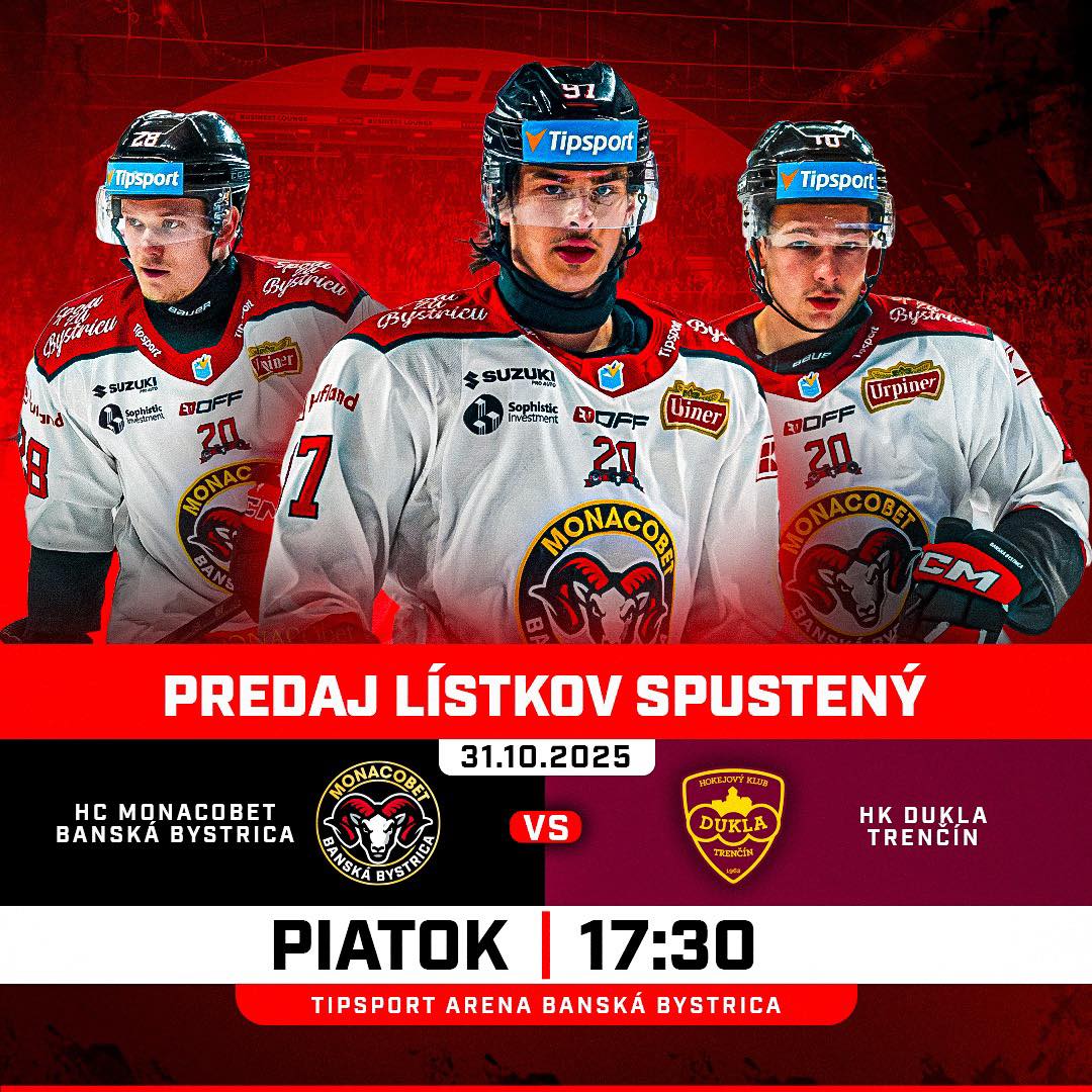 HC MONACObet Banská Bystrica vs  HK Dukla Trenčín