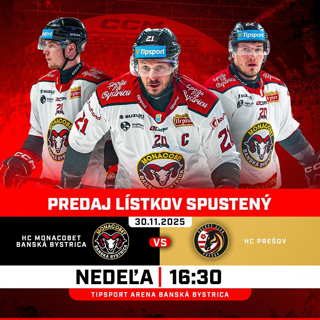 HC MONACObet Banská Bystrica vs HC Prešov