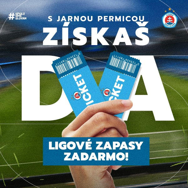 ŠK SLOVAN BRATISLAVA – PERMANENTNÁ VSTUPENKA – 2025/2026