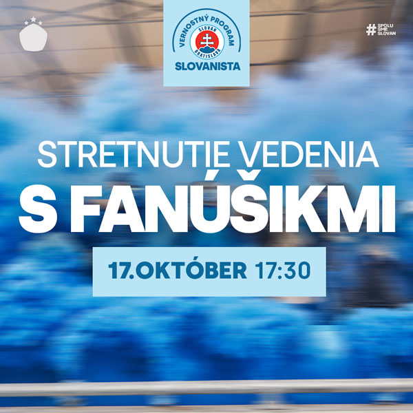 Stretnutie fanúšikov s vedením klubu ŠK Slovan