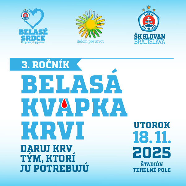 Belasá kvapka krvi 2025 na Tehelnom poli