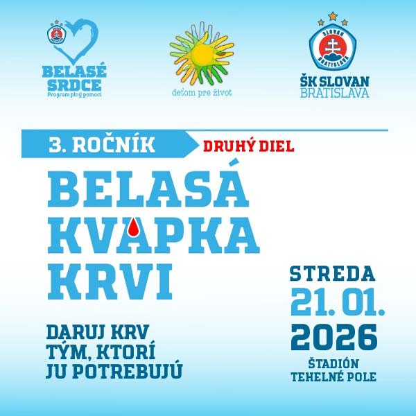 Belasá kvapka krvi 2026 na Tehelnom poli