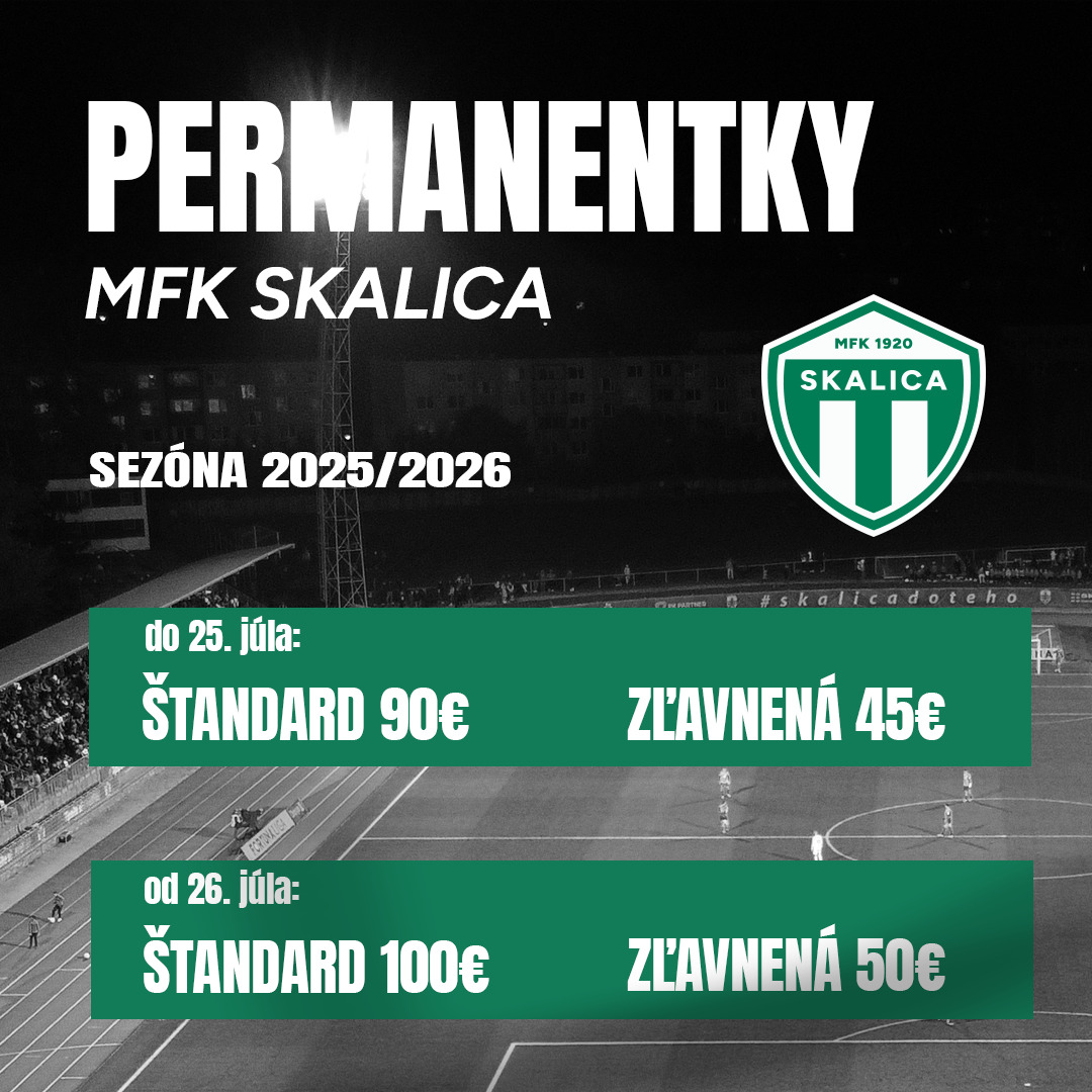MFK Skalica - PERMANENTKA 2025/2026