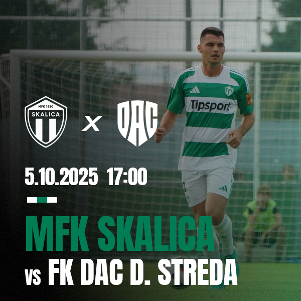 MFK Skalica – DAC 1904 Dunajská Streda