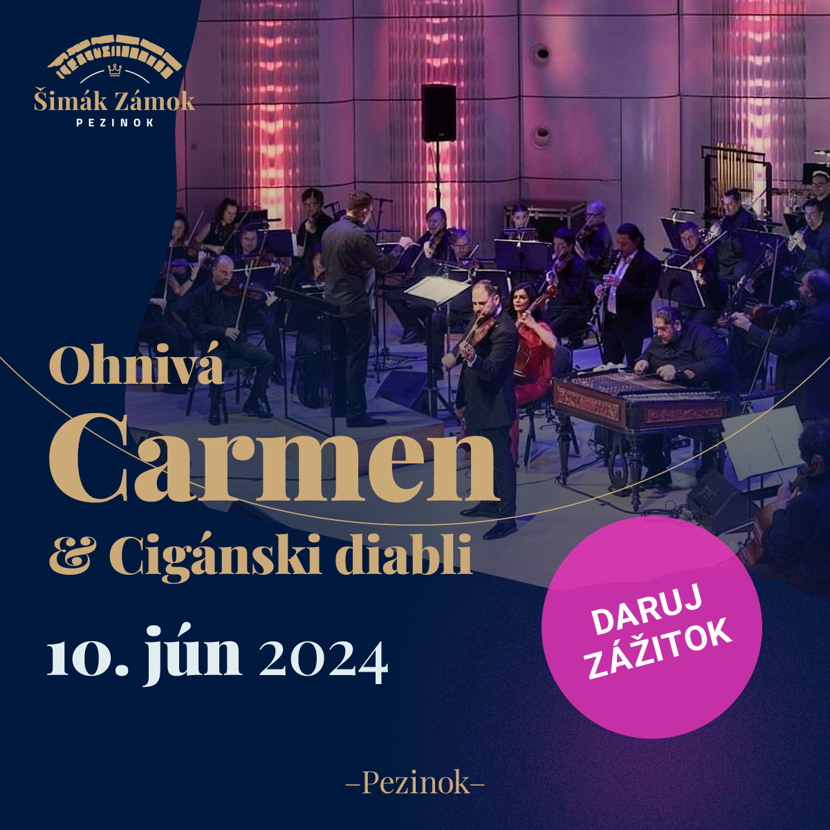 OHNIVÁ CARMEN CIGÁNSKYCH DIABLOV so SYMFONYCKÝM ORCHESTROM