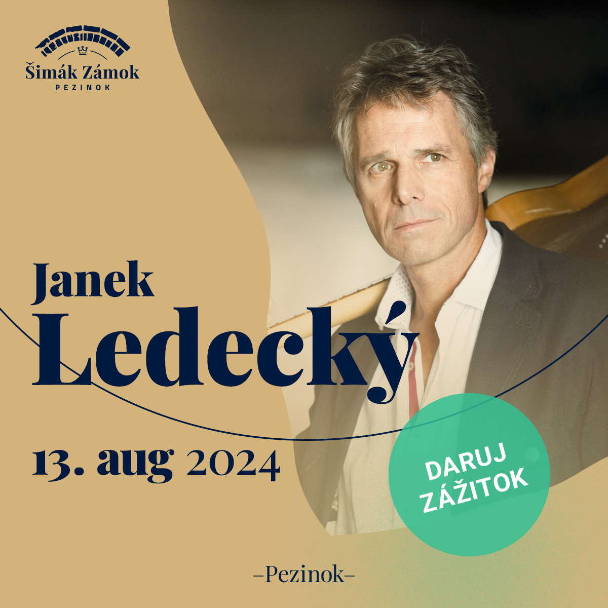 Janek Ledecký na zámku