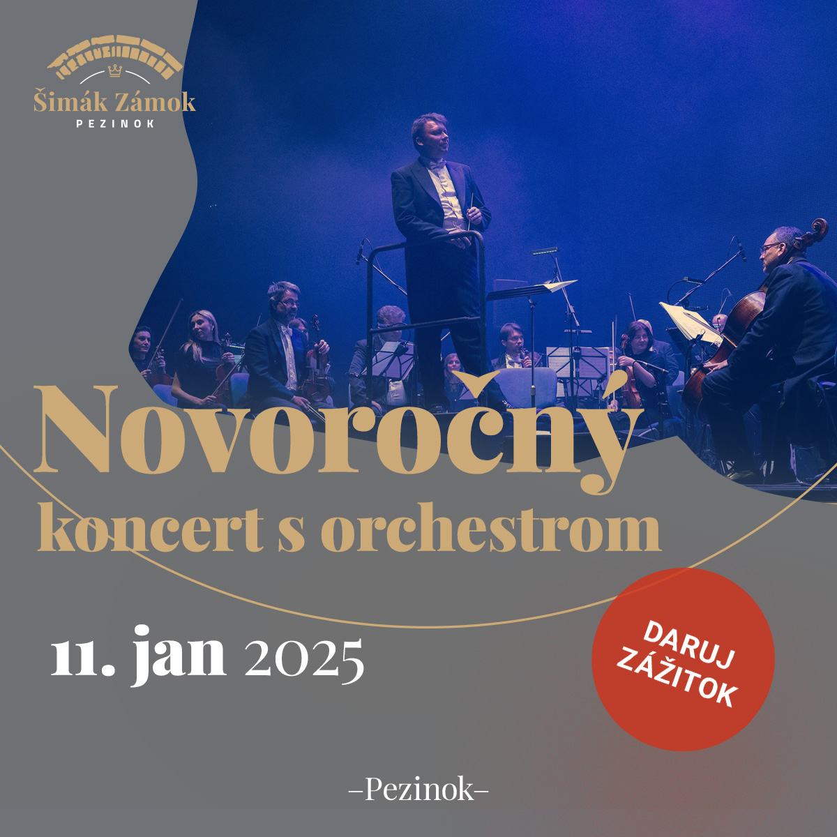 Exkluzívny Novoročný symfonický koncert, dirigent Adrian Kokoš