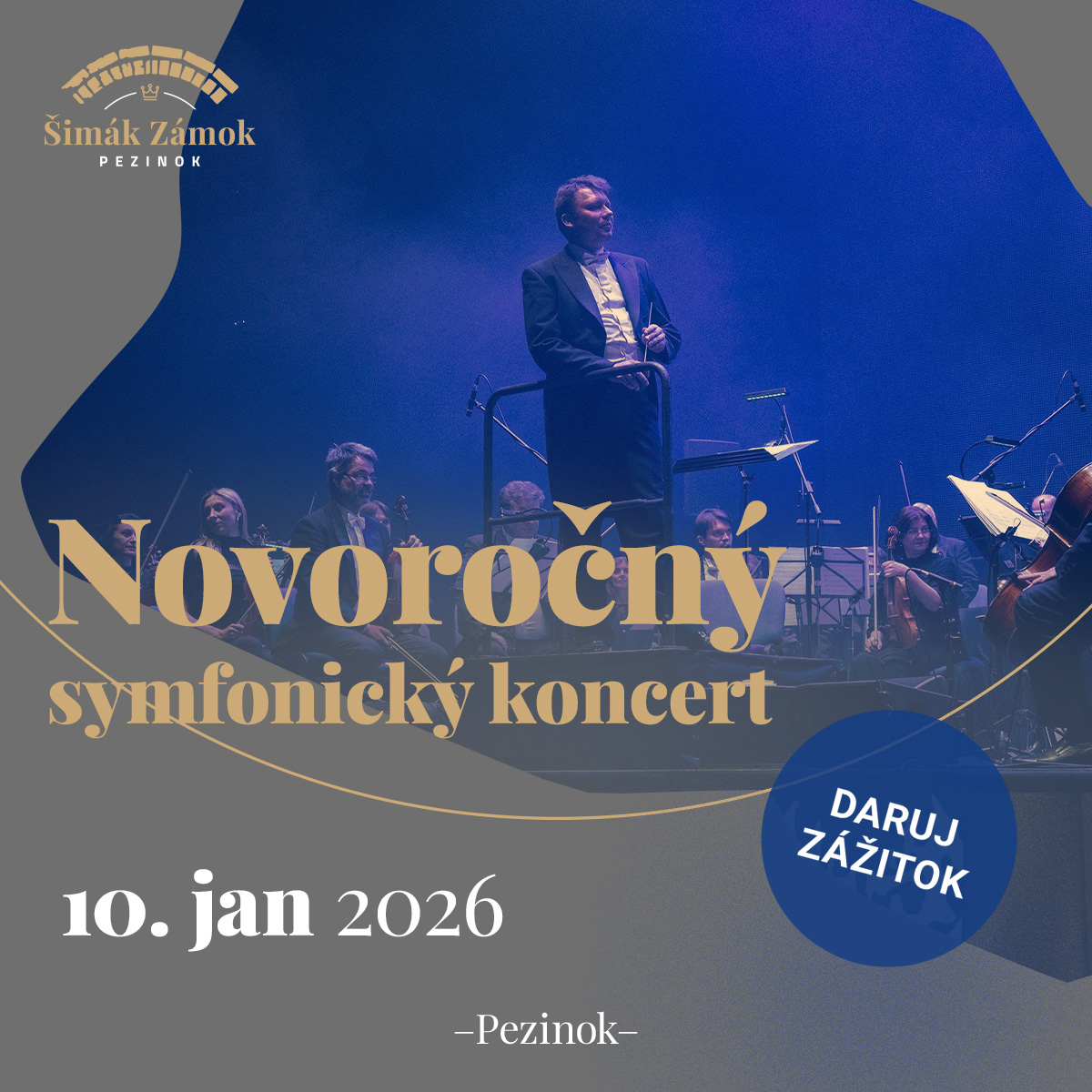 Novoročný symfonický koncert, dirigent Adrian Kokoš