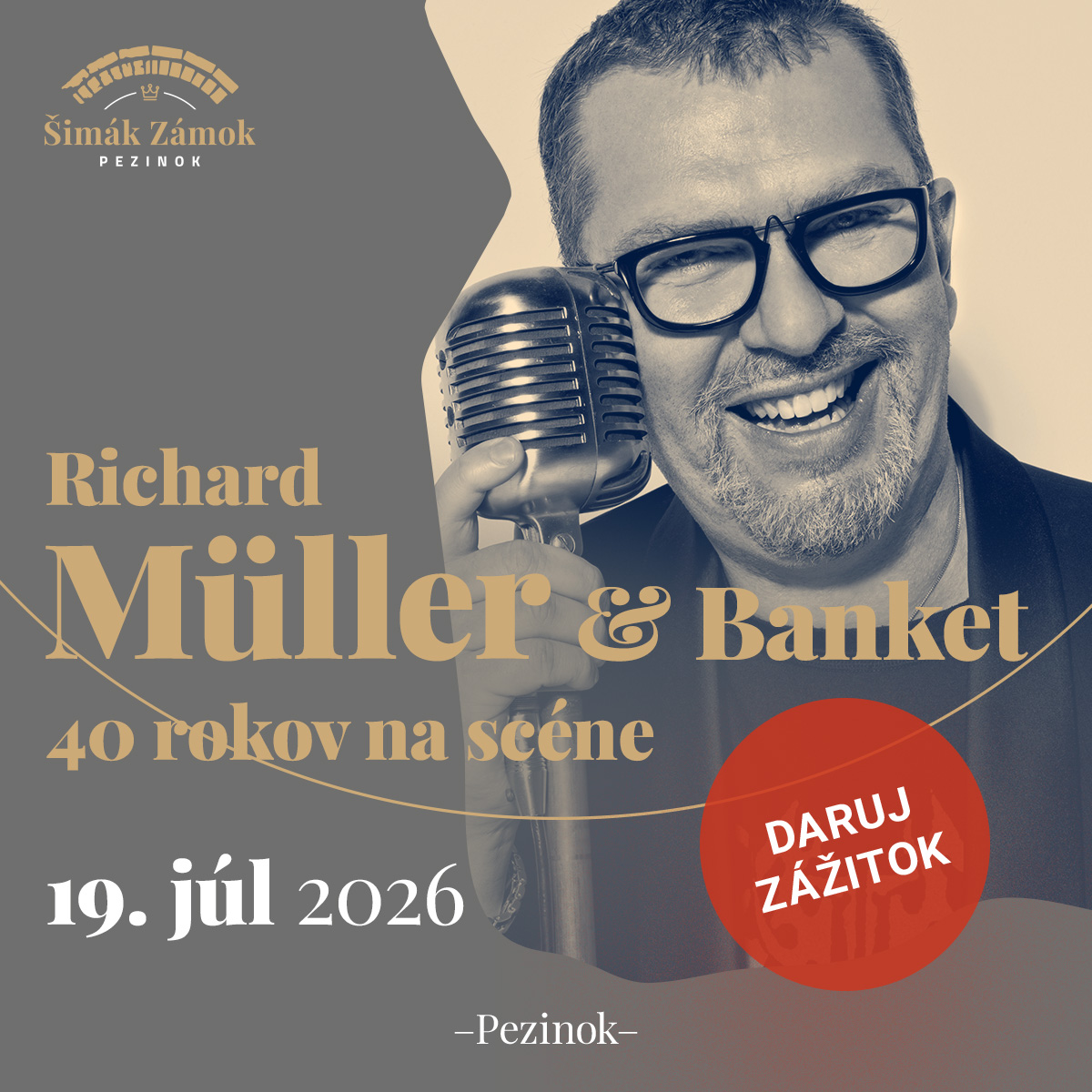 RICHARD MÜLLER & BANKET - 40 rokov na scéne na zámku
