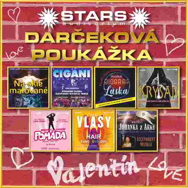 Darčeková poukážka STARS auditorium