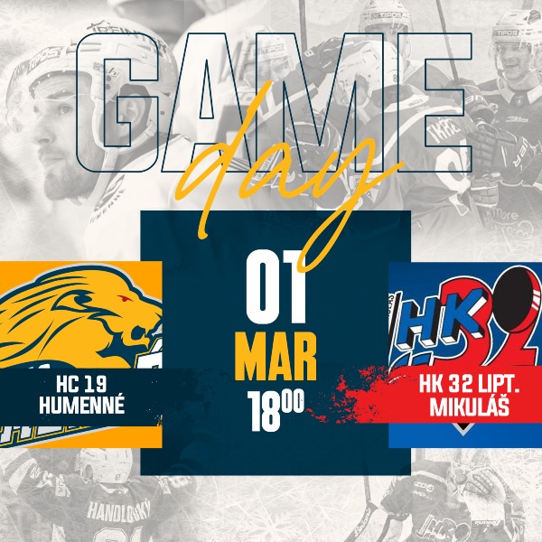 HC 19 Humenné - MHK 32 Liptovský MIkuláš