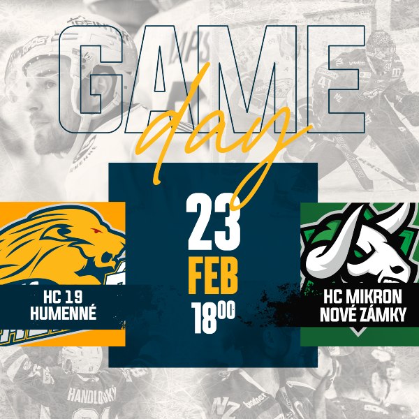 HC 19 Humenné - HC MIKRON Nové Zámky