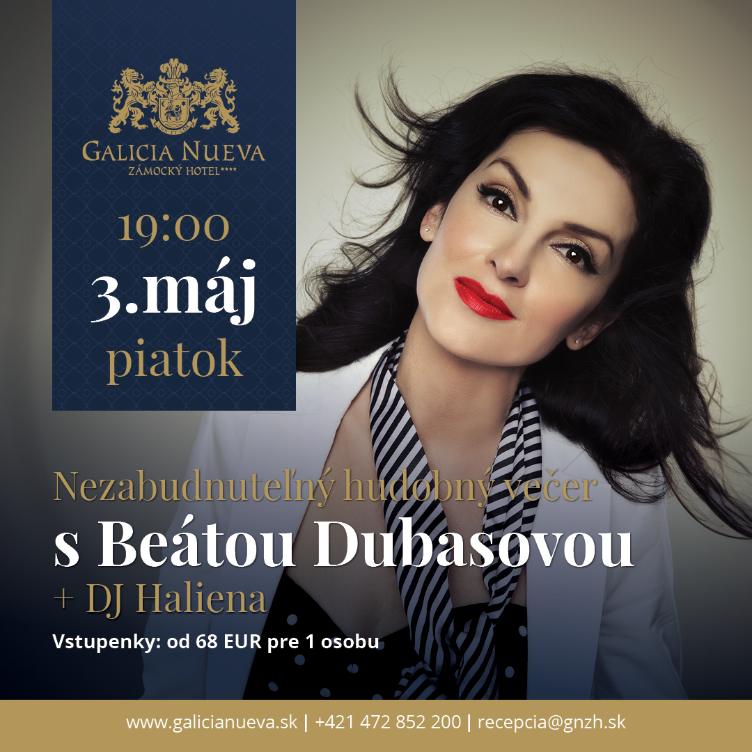 Nezabudnuteľný hudobno - tanečný večer s Beátou Dubasovou