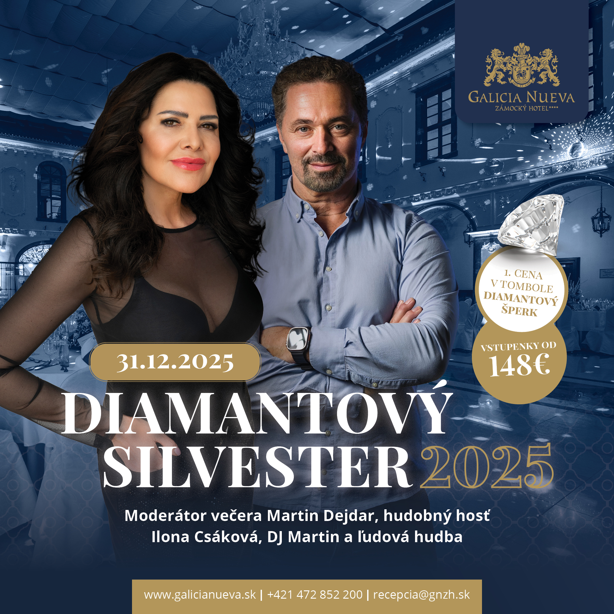 Diamantový Silvester 2025 v Galicia Nueva