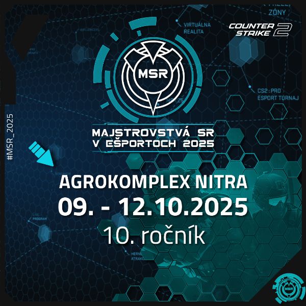 Slovenská sporiteľňa MSR v elektronických športoch + Autosalón AUTOSHOW Nitra 2025