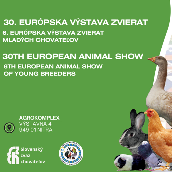 30. Európska výstava zvierat a 6. Európska výstava zvierat mladých chovateľov