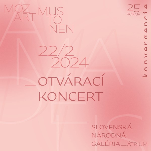 MOZART – MUSTONEN Otvárací koncert