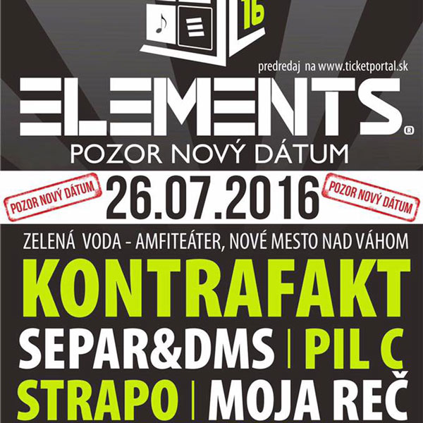 ELEMENTS - hip hop festival na Zelenej Vode