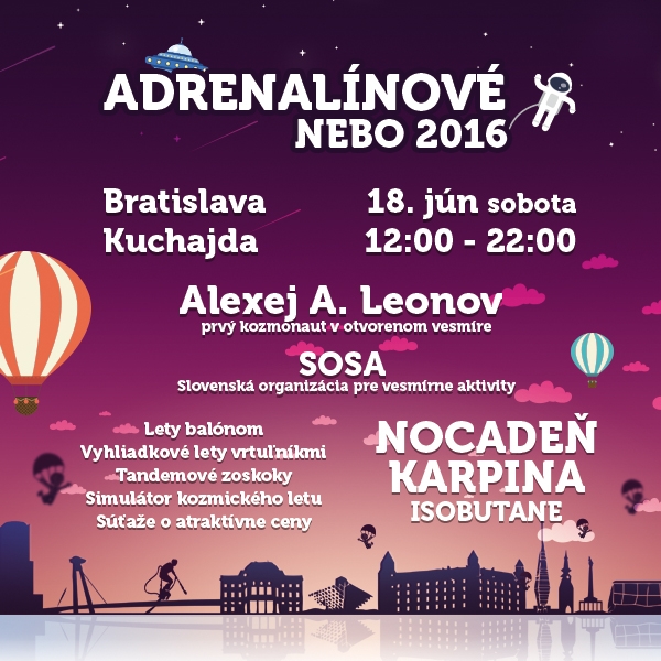 ADRENALÍNOVÉ NEBO 2016