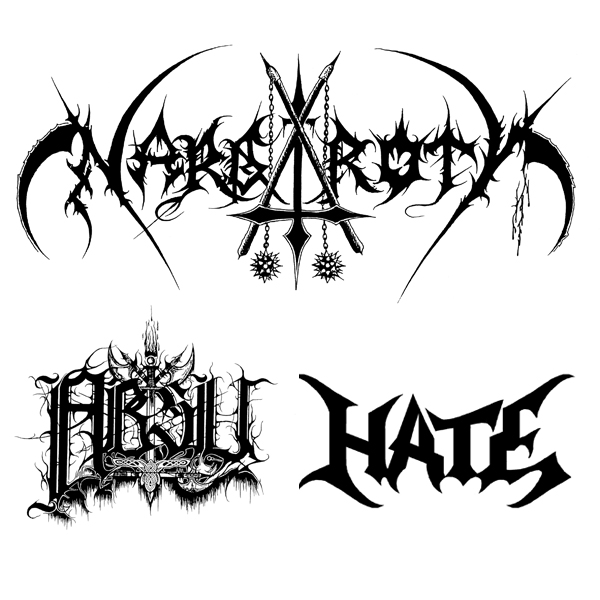 NARGAROTH /DE/, ABSU /USA/, HATE /PL/