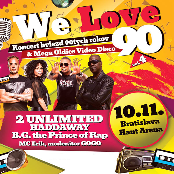 We Love 90, vol.4, 2 Unlimited, Haddaway ...