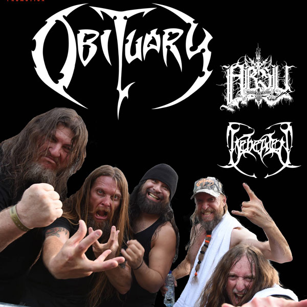 OBITUARY (USA), ABSU (USA), BEHEADED (MT)