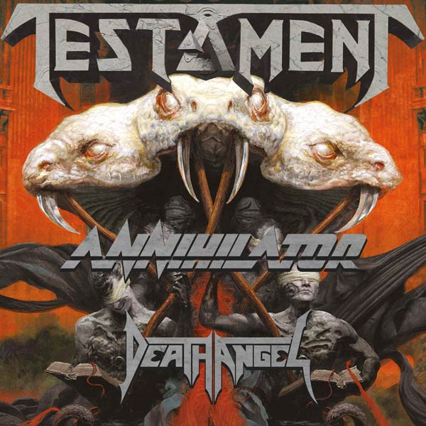 TESTAMENT(USA), ANNIHILATOR(CA), DEATH ANGEL(USA)