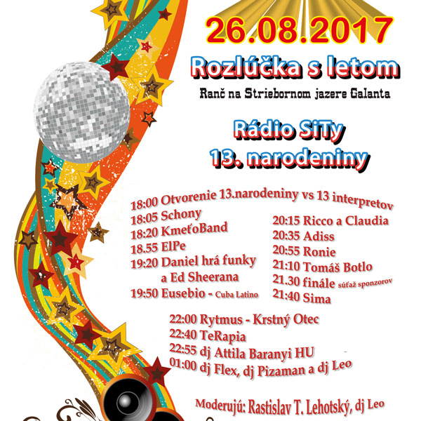 13. narodeniny rádia SiTy/ Rozlúčka s letom