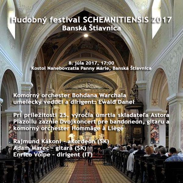 Koncert komorného orchestra Bohdana Warchala