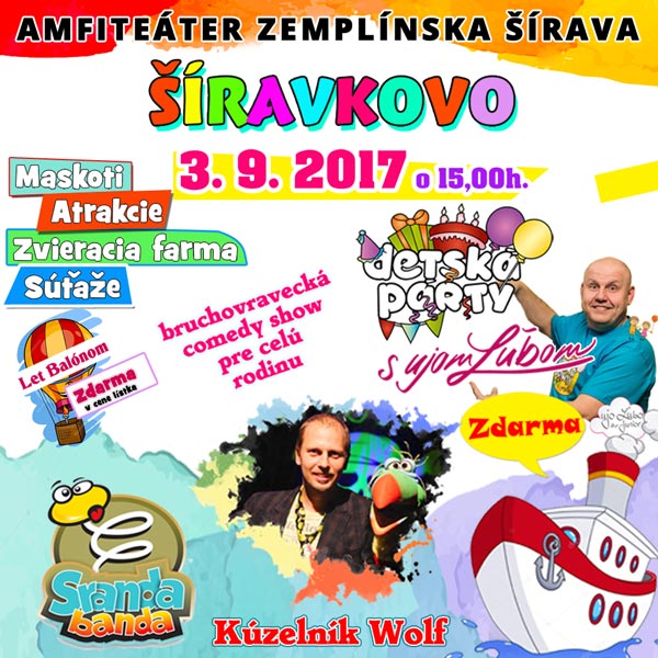ŠÍRAVKOVO 2017 - akcia pre deti