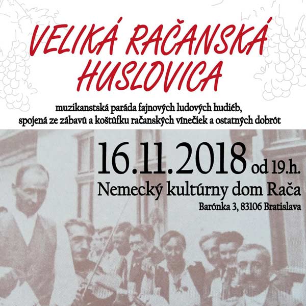 VELIKÁ RAČANSKÁ HUSLOVICA
