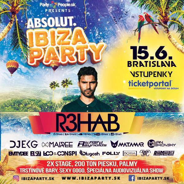 IBIZA PARTY 2018 open air, R3HAB, EKG, MAIREE