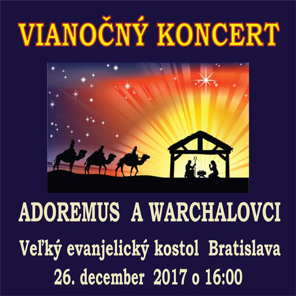 VIANOČNÝ KONCERT - ADOREMUS A WARCHALOVCI
