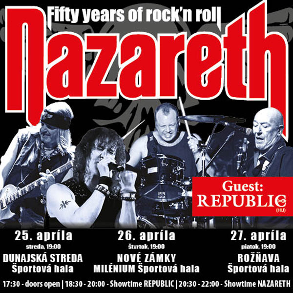 NAZARETH 50 YEARS OF ROCK´N´ROLL